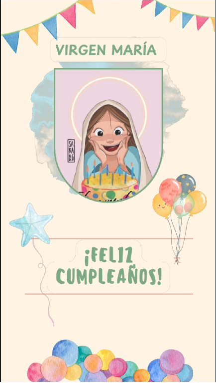 Cumple Virgen Maria 🌟
